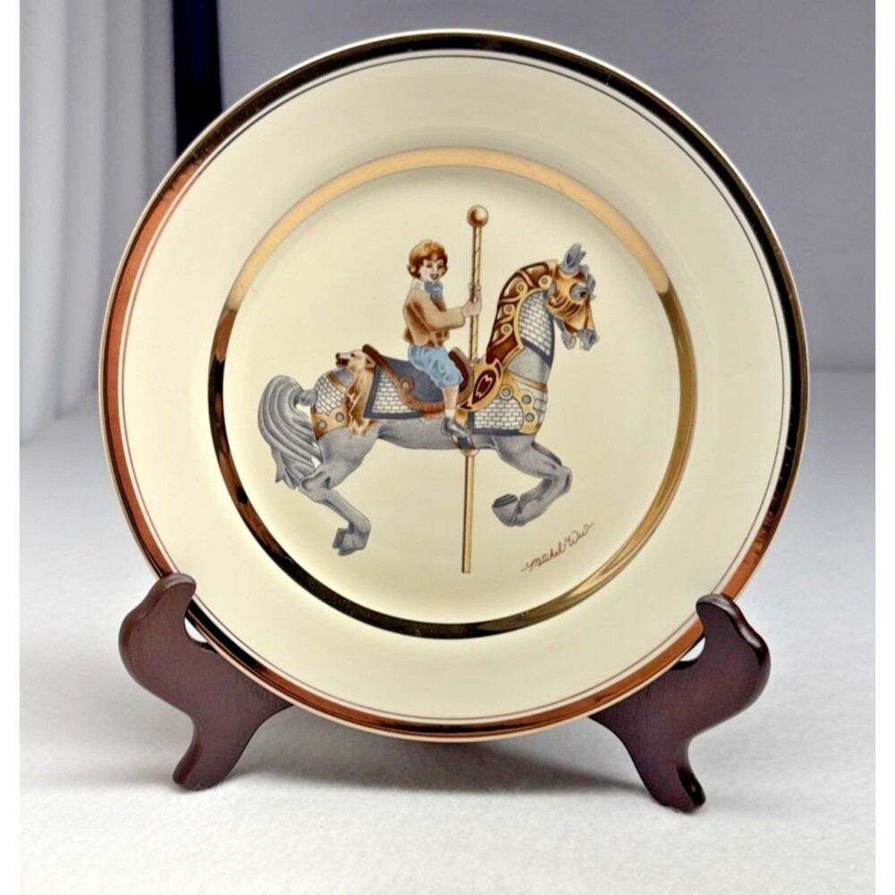 Willitts Designs Carousel Memories Plate 1987 Mitchel Wu Limited Edition 9"